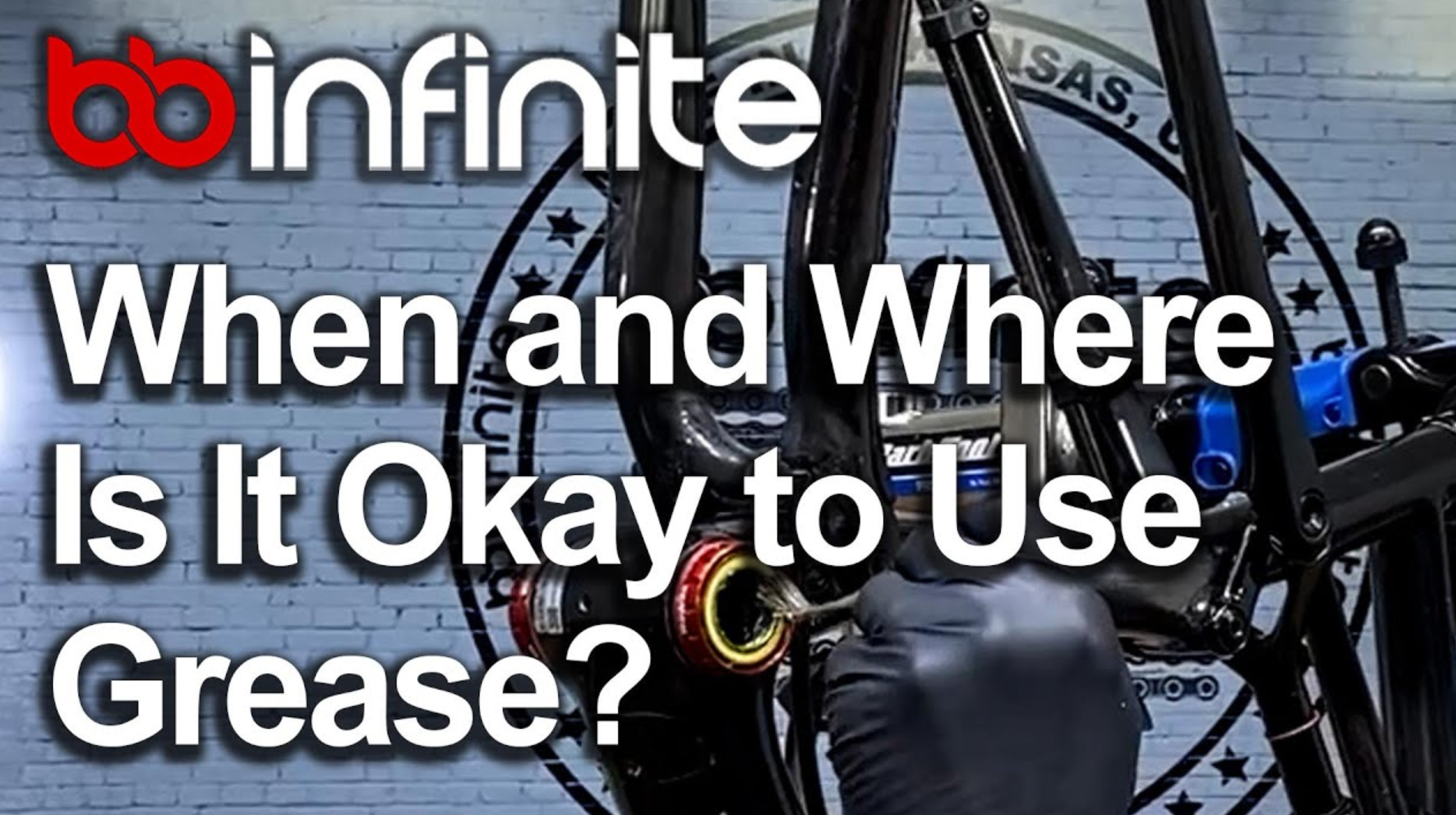 Can I use grease on the seals, spindle, and hardware for the crank install