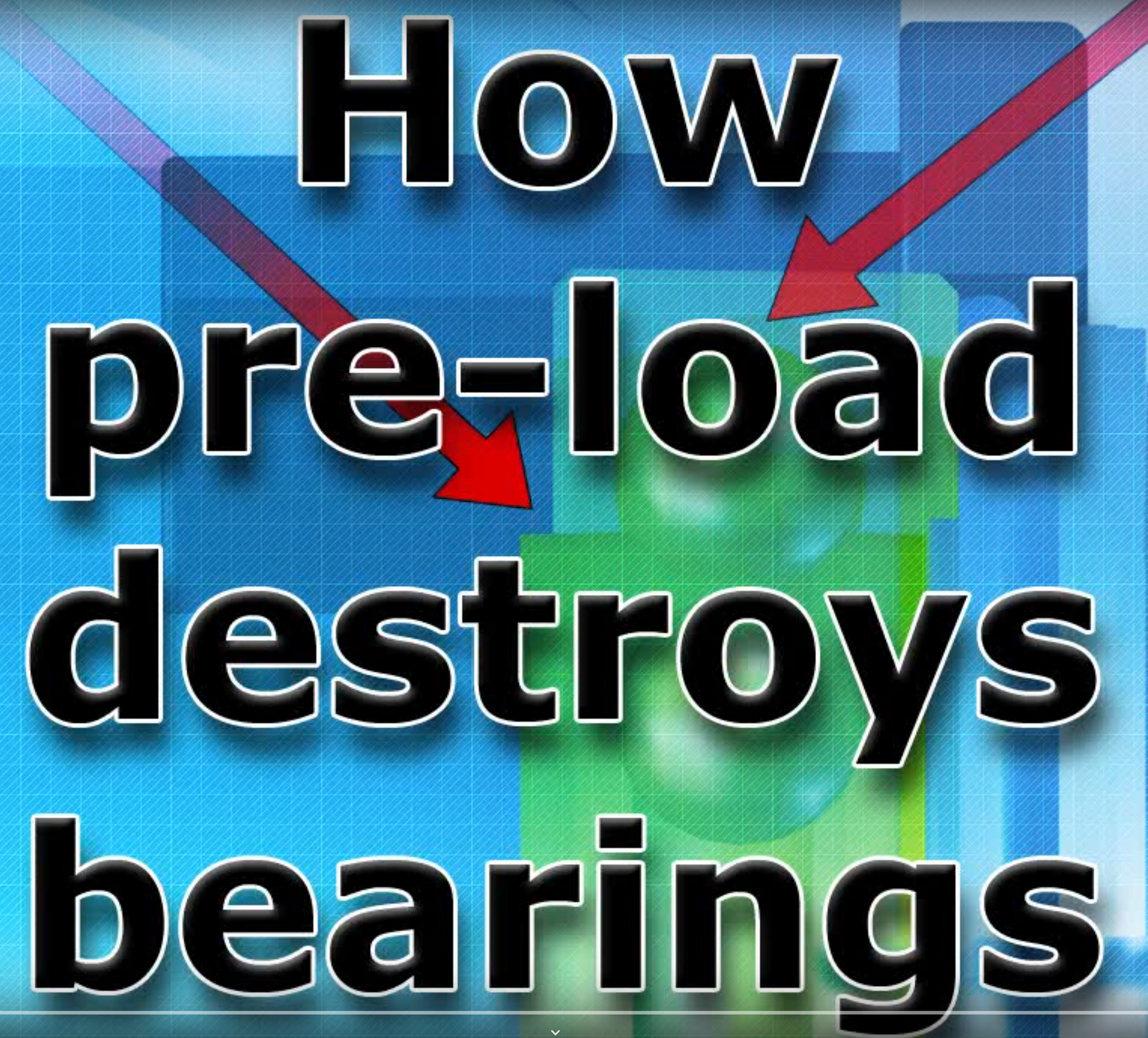 Wave Spring washer is bad tech page vid 2